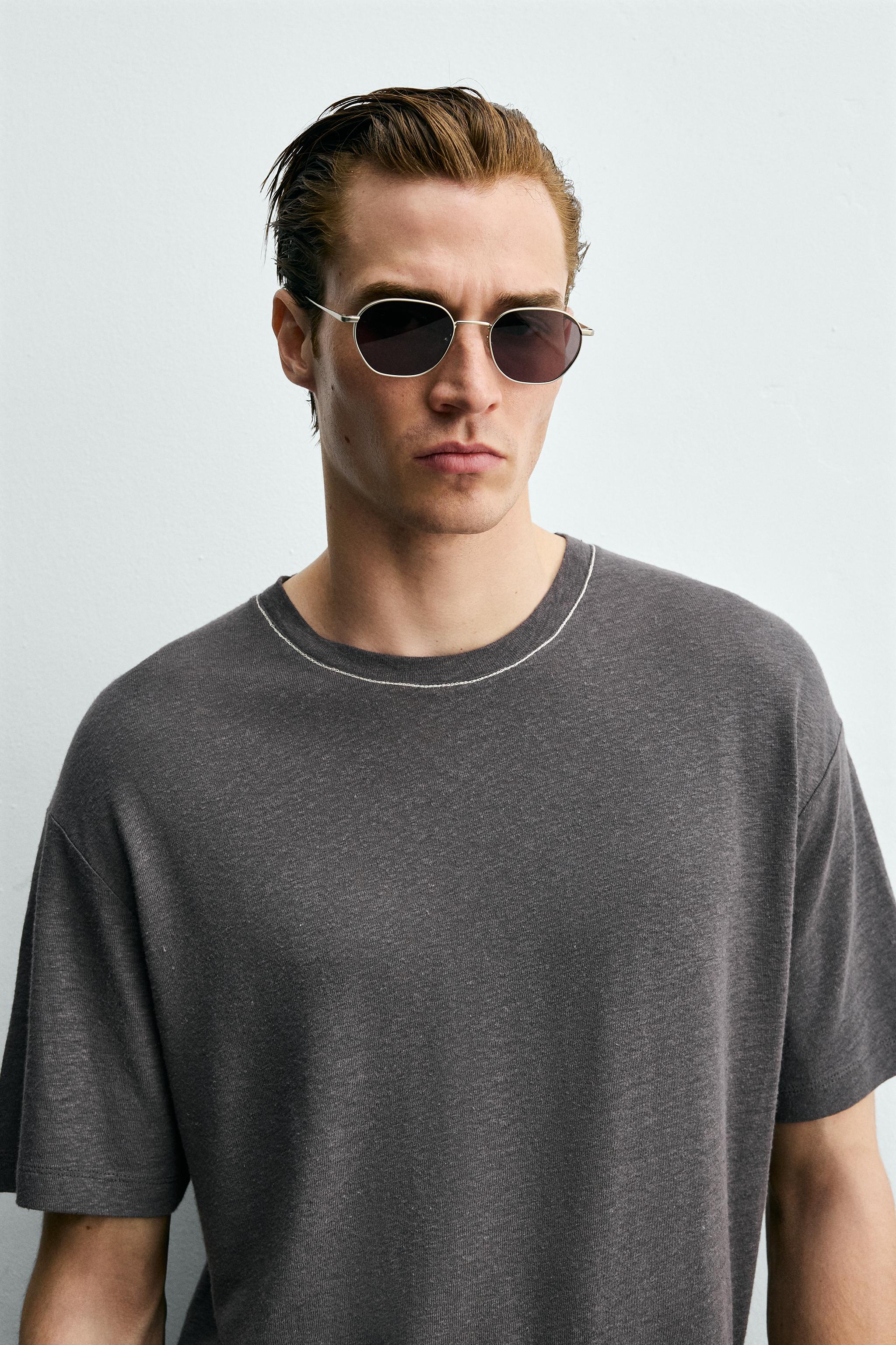 T-SHIRT LIN ET VISCOSE
